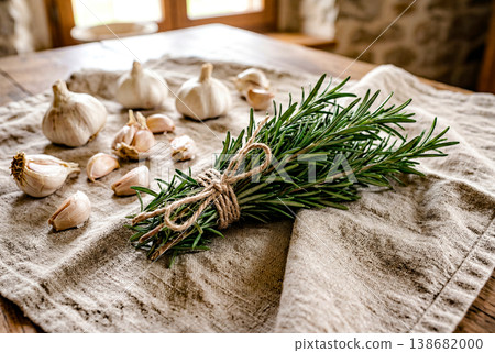 Rosemary and garlic Rosemary and garlic 138682000