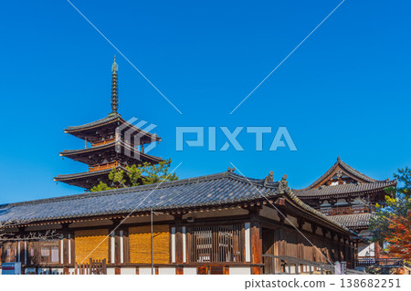 聯合國教科文組織世界遺產：奈良縣斑鳩村；國寶：法隆寺；聖德太子 138682251