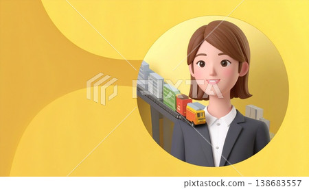 composite image of smiling businesswoman holding calculator composite image of smiling businesswoman holding calculator 138683557
