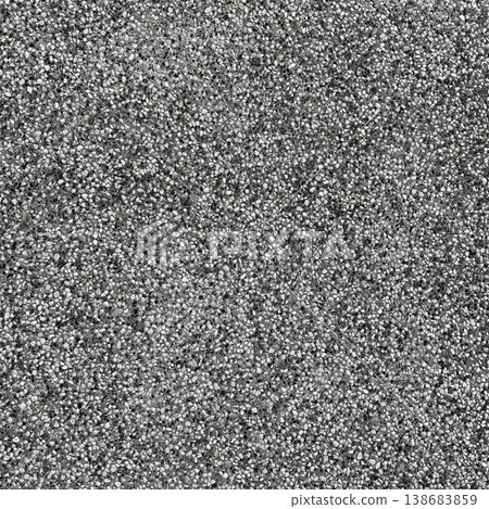 Square background image 7 of a concrete exposed aggregate finish pavement surface with white, black, and gray pebbles visible. Square background image 7 of a concrete exposed aggregate finish pavement surface with white, black, and gray pebbles visible. 138683859