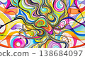 abstract background with colorful lines 138684097