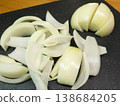 洋蔥，切成楔形。 138684205