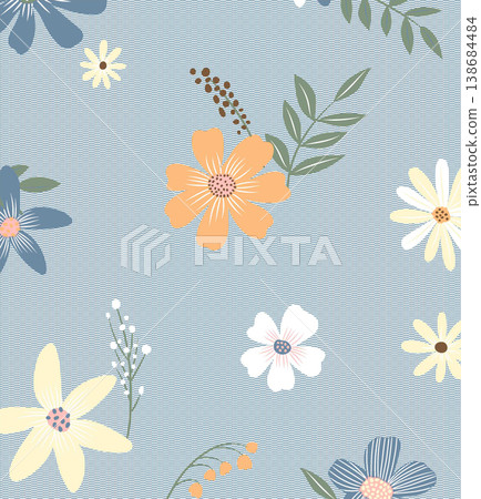 Collection of elegant soft focus watercolor floral and foliage seamless patterns Collection of elegant soft focus watercolor floral and foliage seamless patterns 138684484