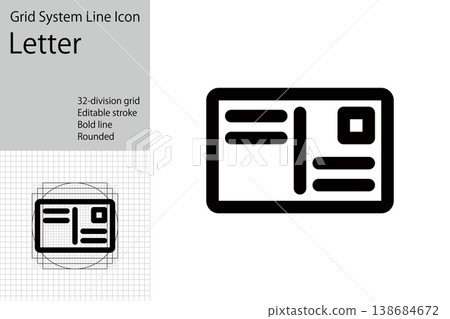 信件圖示。賀卡/聖誕賀卡圖示。 138684672