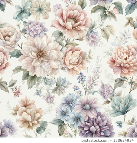 Collection of elegant luxury vintage and oriental decorative seamless patterns Collection of elegant luxury vintage and oriental decorative seamless patterns 138684954