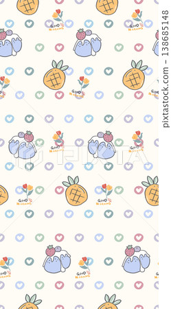 Collection of elegant luxury vintage and oriental decorative seamless patterns 138685148
