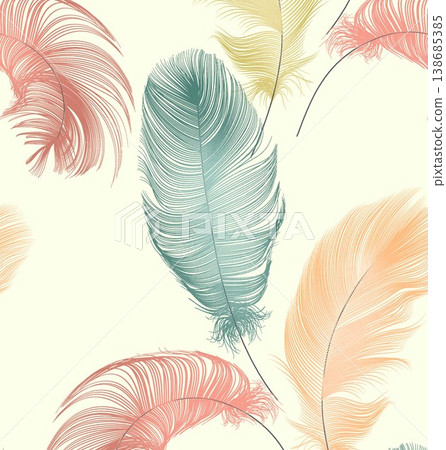 Collection of elegant vintage floral and decorative border seamless patterns with classic tones Collection of elegant vintage floral and decorative border seamless patterns with classic tones 138685385