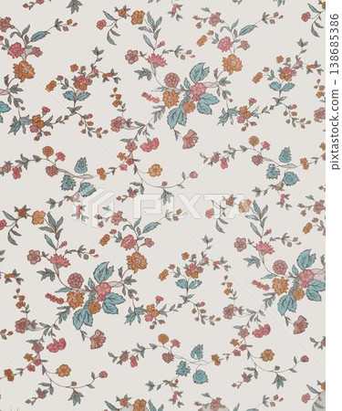 Collection of elegant vintage floral and decorative border seamless patterns with classic tones Collection of elegant vintage floral and decorative border seamless patterns with classic tones 138685386
