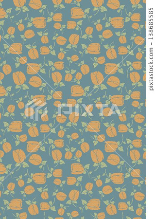 Collection of elegant vintage nature inspired seamless patterns with soft muted tones Collection of elegant vintage nature inspired seamless patterns with soft muted tones 138685585