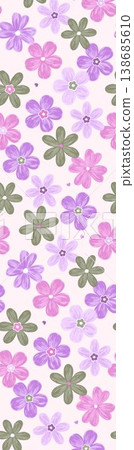 Collection of elegant vintage nature inspired seamless patterns with soft muted tones Collection of elegant vintage nature inspired seamless patterns with soft muted tones 138685610