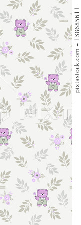 Collection of elegant vintage nature inspired seamless patterns with soft muted tones Collection of elegant vintage nature inspired seamless patterns with soft muted tones 138685611