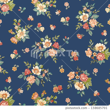 Collection of elegant traditional Chinese botanical and cultural seamless patterns Collection of elegant traditional Chinese botanical and cultural seamless patterns 138685701