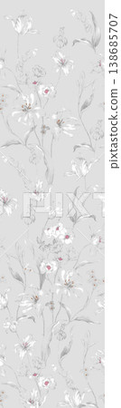 Collection of elegant traditional Chinese botanical and cultural seamless patterns Collection of elegant traditional Chinese botanical and cultural seamless patterns 138685707