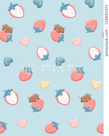 Collection of elegant vintage watercolor floral seamless patterns with soft muted tones 138685972