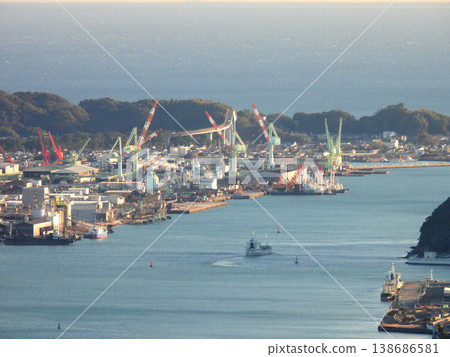 A view of Kochi city, including Urado Bay and Tosa Bay, from Kitayama in Kochi City. A view of Kochi city, including Urado Bay and Tosa Bay, from Kitayama in Kochi City. 138686581