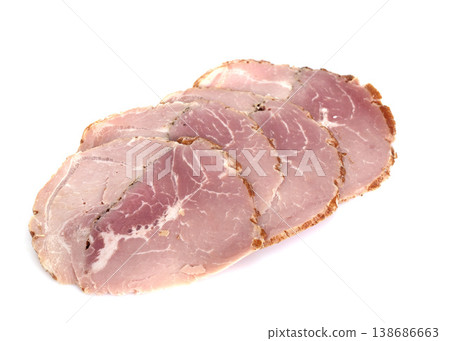 slice of pork in studio 138686663