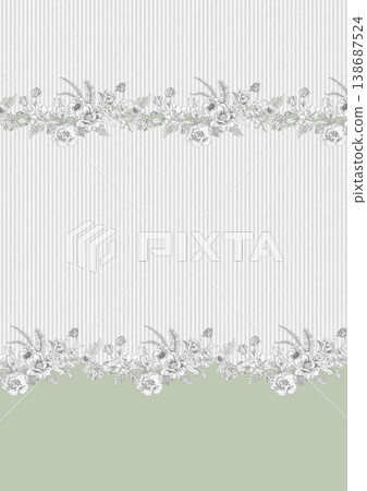 Collection of elegant traditional Chinese ink wash floral and landscape seamless patterns Collection of elegant traditional Chinese ink wash floral and landscape seamless patterns 138687524