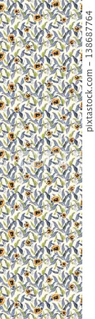 Collection of elegant soft focus watercolor floral seamless patterns with muted pastel tones Collection of elegant soft focus watercolor floral seamless patterns with muted pastel tones 138687764