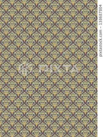 Collection of elegant soft focus watercolor floral seamless patterns with muted pastel tones 138687804