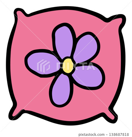 bed, icon, dog 138687818