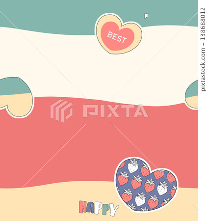 Collection of elegant vintage watercolor floral seamless patterns with soft muted tones 138688012