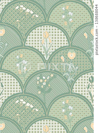 Collection of elegant vintage watercolor floral seamless patterns with soft muted tones Collection of elegant vintage watercolor floral seamless patterns with soft muted tones 138688044
