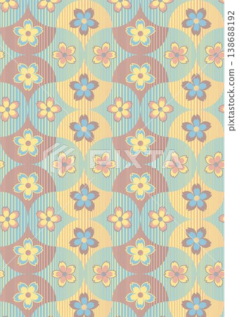 Collection of elegant watercolor wildflower seamless patterns and floral bouquets with soft pastel tones Collection of elegant watercolor wildflower seamless patterns and floral bouquets with soft pastel tones 138688192