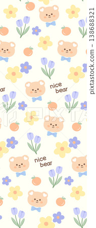 Collection of elegant watercolor wildflower seamless patterns with soft muted and warm tones Collection of elegant watercolor wildflower seamless patterns with soft muted and warm tones 138688321