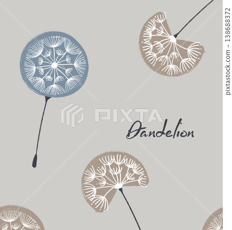 Collection of elegant watercolor wildflower seamless patterns with soft muted and warm tones Collection of elegant watercolor wildflower seamless patterns with soft muted and warm tones 138688372