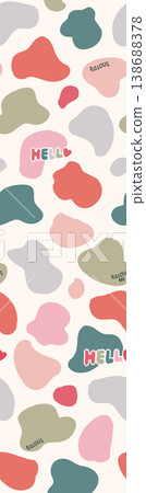 Collection of elegant watercolor wildflower seamless patterns with soft muted and warm tones Collection of elegant watercolor wildflower seamless patterns with soft muted and warm tones 138688378