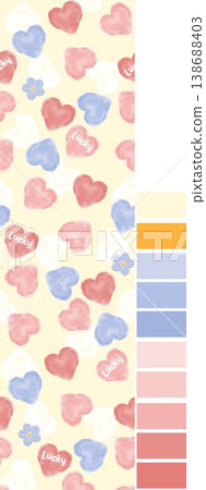 Collection of elegant watercolor wildflower seamless patterns with soft muted and warm tones Collection of elegant watercolor wildflower seamless patterns with soft muted and warm tones 138688403