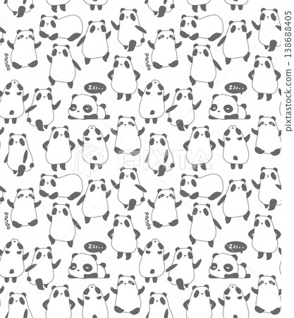 Collection of elegant watercolor wildflower seamless patterns with soft muted and warm tones 138688405
