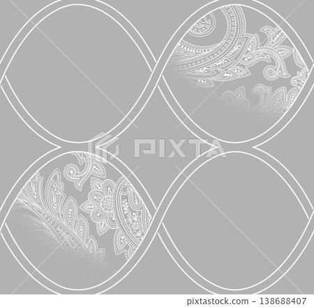 Collection of elegant watercolor wildflower seamless patterns with soft muted and warm tones Collection of elegant watercolor wildflower seamless patterns with soft muted and warm tones 138688407
