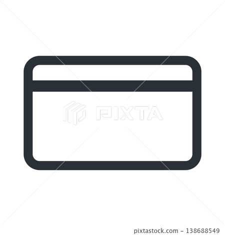 用於信用卡的簡約線條藝術圖示素材 用於信用卡的簡約線條藝術圖示素材 138688549