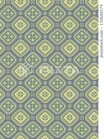 Collection of elegant vintage floral and toile de jouy seamless patterns with muted tones 138688574