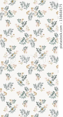 Collection of elegant vintage floral and toile de jouy seamless patterns with muted tones Collection of elegant vintage floral and toile de jouy seamless patterns with muted tones 138688575