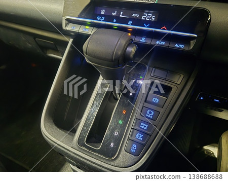 Nighttime illumination of the shift lever and instrument panel area in hybrid vehicles Nighttime illumination of the shift lever and instrument panel area in hybrid vehicles 138688688