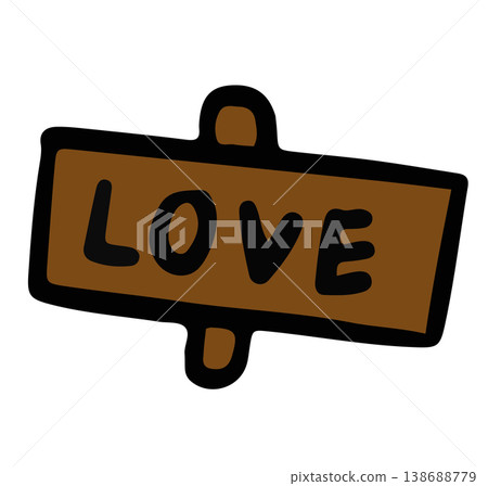 Hand writing LOVE wooden sign for decoration, symbol, Valentine's Day, font, typography, calligraphy, text, message, cute patch, shirt print, women empowerment, sticker, communication, wedding card Hand writing LOVE wooden sign for decoration, symbol, Valentine's Day, font, typography, calligraphy, text, message, cute patch, shirt print, women empowerment, sticker, communication, wedding card 138688779