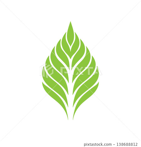 Green Nature Leaf Logo Template Green Nature Leaf Logo Template 138688812