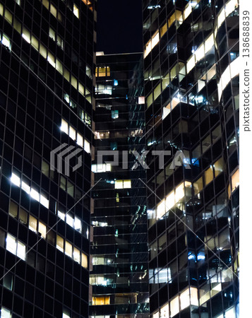 Windows of business building. Building abstract. Building background. Windows of business building. Building abstract. Building background. 138688839