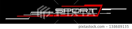Race car, rally championship sticker or patch. Drag or speed drive motorsport label, car race competition stripe vector sticker. Road racing decal patch or motocross sport championship tag 138689135