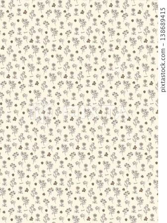 Collection of cute whimsical animal and winter nursery illustrations with soft pastel tones 138689415