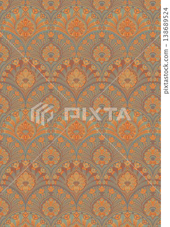 Collection of cute vintage baby animal seamless patterns with soft pastel tones Collection of cute vintage baby animal seamless patterns with soft pastel tones 138689524