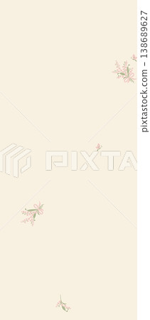 Collection of delicate vintage botanical seamless patterns with soft muted tones Collection of delicate vintage botanical seamless patterns with soft muted tones 138689627