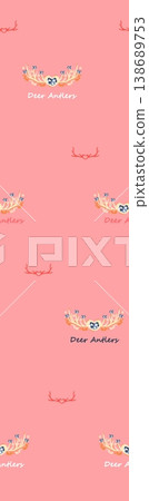 Collection of elegant vintage floral and leaf seamless patterns with soft muted tones 138689753