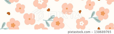 Collection of elegant vintage floral and leaf seamless patterns with soft muted tones Collection of elegant vintage floral and leaf seamless patterns with soft muted tones 138689765