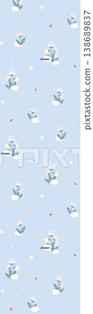 Collection of elegant vintage watercolor floral and bird seamless patterns with soft muted tones Collection of elegant vintage watercolor floral and bird seamless patterns with soft muted tones 138689837