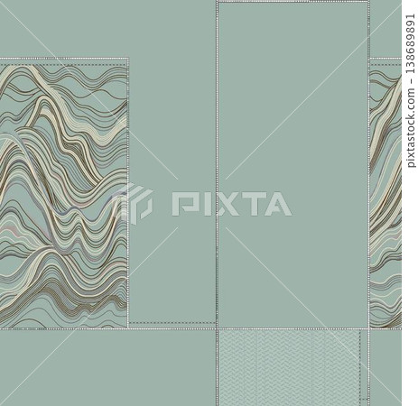 Collection of elegant vintage watercolor floral and bird seamless patterns with soft muted tones Collection of elegant vintage watercolor floral and bird seamless patterns with soft muted tones 138689891