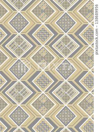 Collection of vibrant bohemian and delicate floral seamless patterns with diverse color palettes 138689956