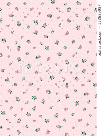 Collection of vibrant bohemian and delicate floral seamless patterns with diverse color palettes 138689987
